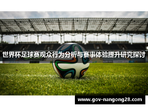 世界杯足球赛观众行为分析与赛事体验提升研究探讨